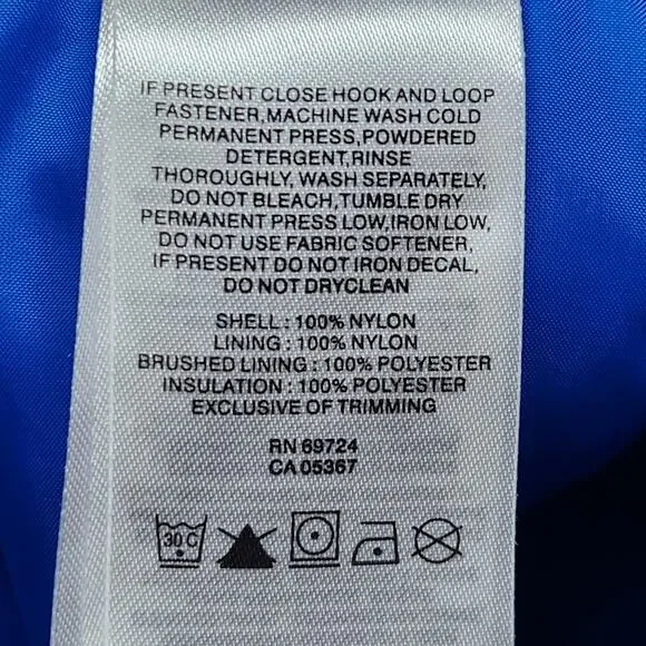 Columbia Ice Slope II Snow Pants Youth Large Blue Insulated Ski Winter Nylon - Picture 14 of 16